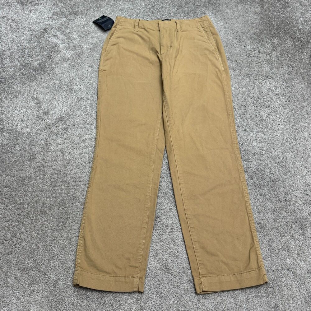 GAP Slim Ankle Stretch Chino Pants Womens 4 Tan Beige Khaki 26.5" Inseam NWT